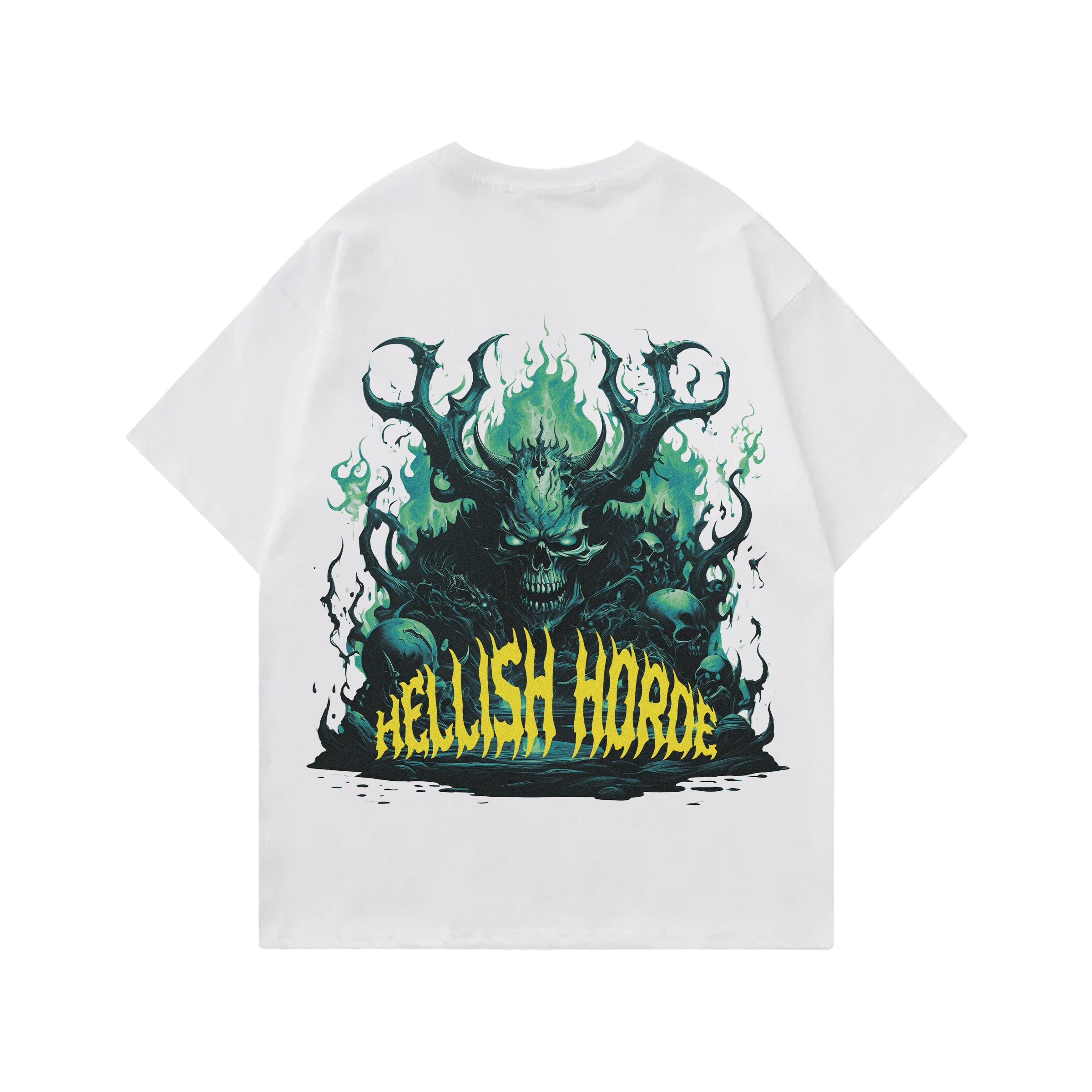 Hellish Horde Designed Oversized T-shirt