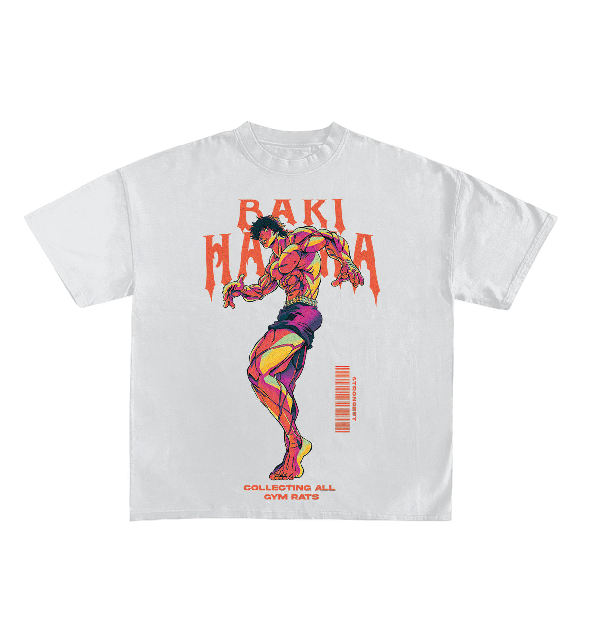 Baki Hanma Designed Oversized Tee