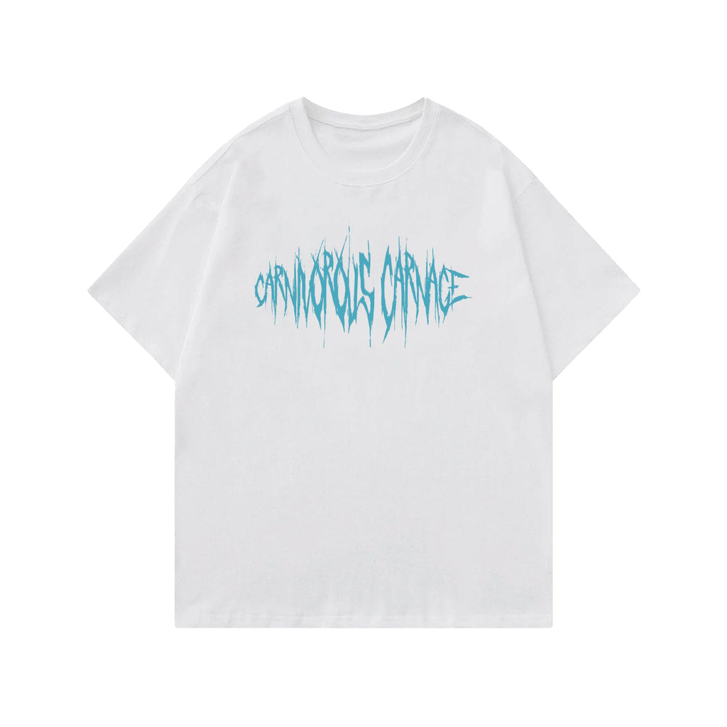 Carnivorous Carnage Designed Oversized T-shirt